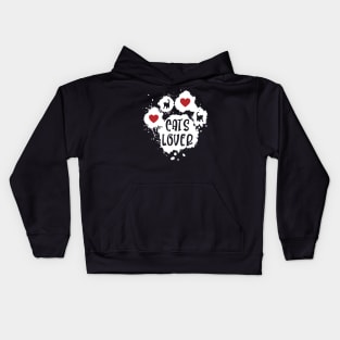 Cats Lover, Love Cats Kids Hoodie